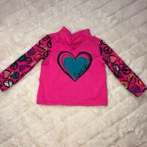 6-9 months baby girl rash guard
